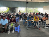 Hình ảnh học viên tập trung dự thi