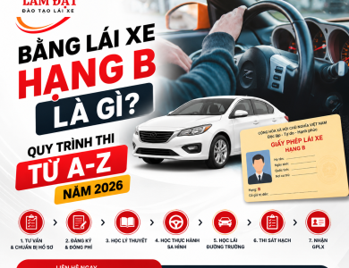 Bằng Lái Xe Hạng B Là Gì? Quy Trình Thi Từ A Đến Z [2026]