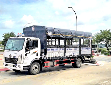 Hình ảnh xe thi hạng C tại trung tâm Hóc Môn