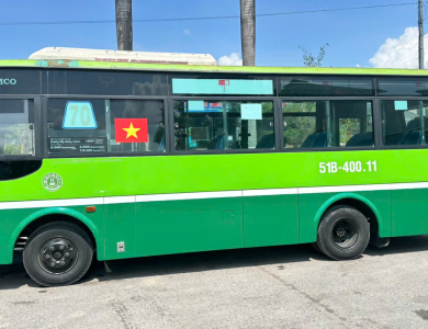 Xe tập lái hạng D2 tại đào tạo lái xe Lâm Đạt
