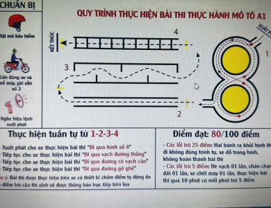 Tập Luyện Sa Hình Hạng A . 1 Kèm 1 