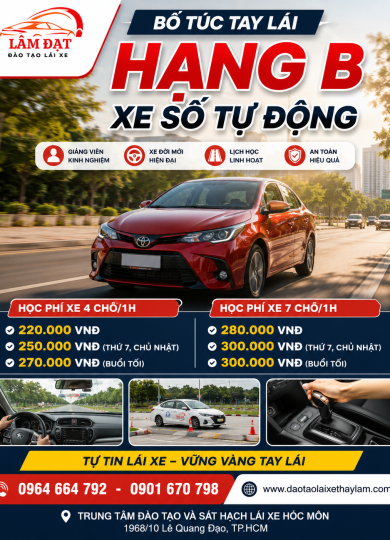 Học Phí Bổ Túc Tay Lái 