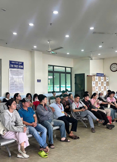 Hình ảnh kết quả thi của học viên